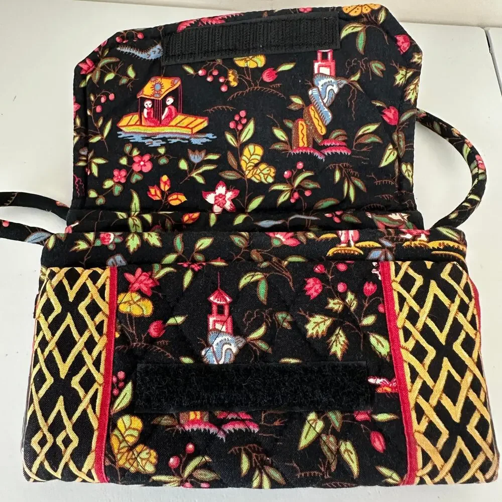 Vera Bradley Vintage Ming Strap Wallet Cotton Lightweight Organizer Crossbody - Picture 8 of 11